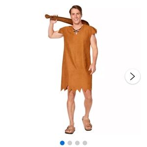 Adult Barney Rubble Costume - The Flintstones